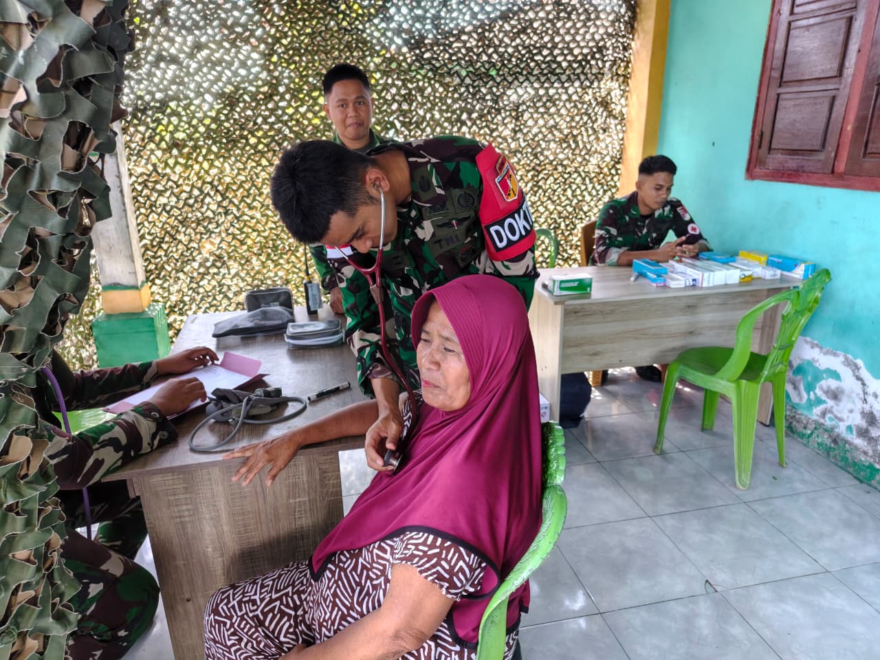 TNI Hadir untuk Rakyat: Satgas Pamtas RI-Malaysia Laksanakan Bakti Kesehatan di Bolaang Mongondow