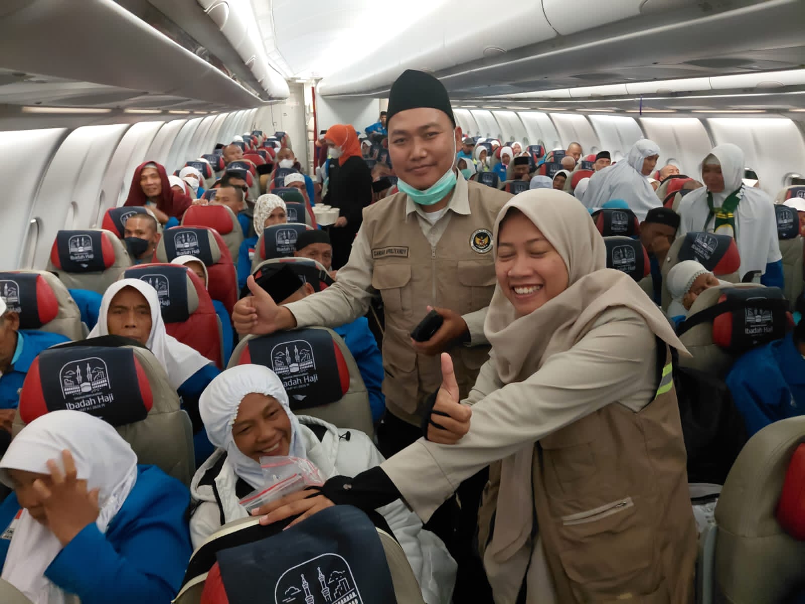 Kawal Jemaah Haji Brebes, Tim Medis Kloter SOC 8 Siaga Selama Penerbangan