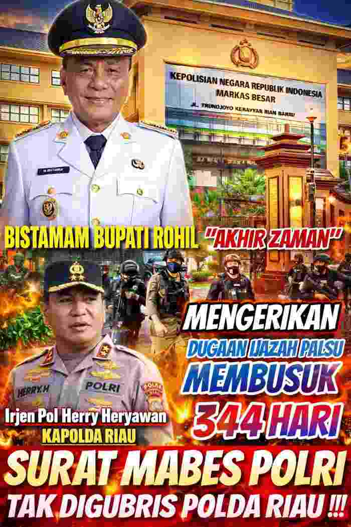 Prof. Sutan Nasomal Desak Presiden Perintahkan Aparat Usut Tuntas Dugaan Ijazah Palsu Bupati Rokan Hilir