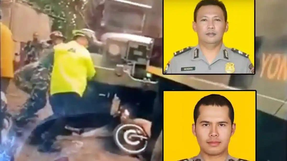 2 Anggota Polisi Meninggal Ditabrak Truk TNI
