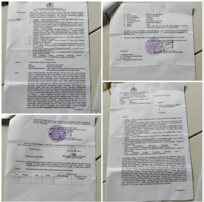 Skandal Tambang di Atas Lahan Cacat Hukum: Penetapan Tersangka Para Kepala Desa Runtuhkan Legitimasi Operasional PT AGM