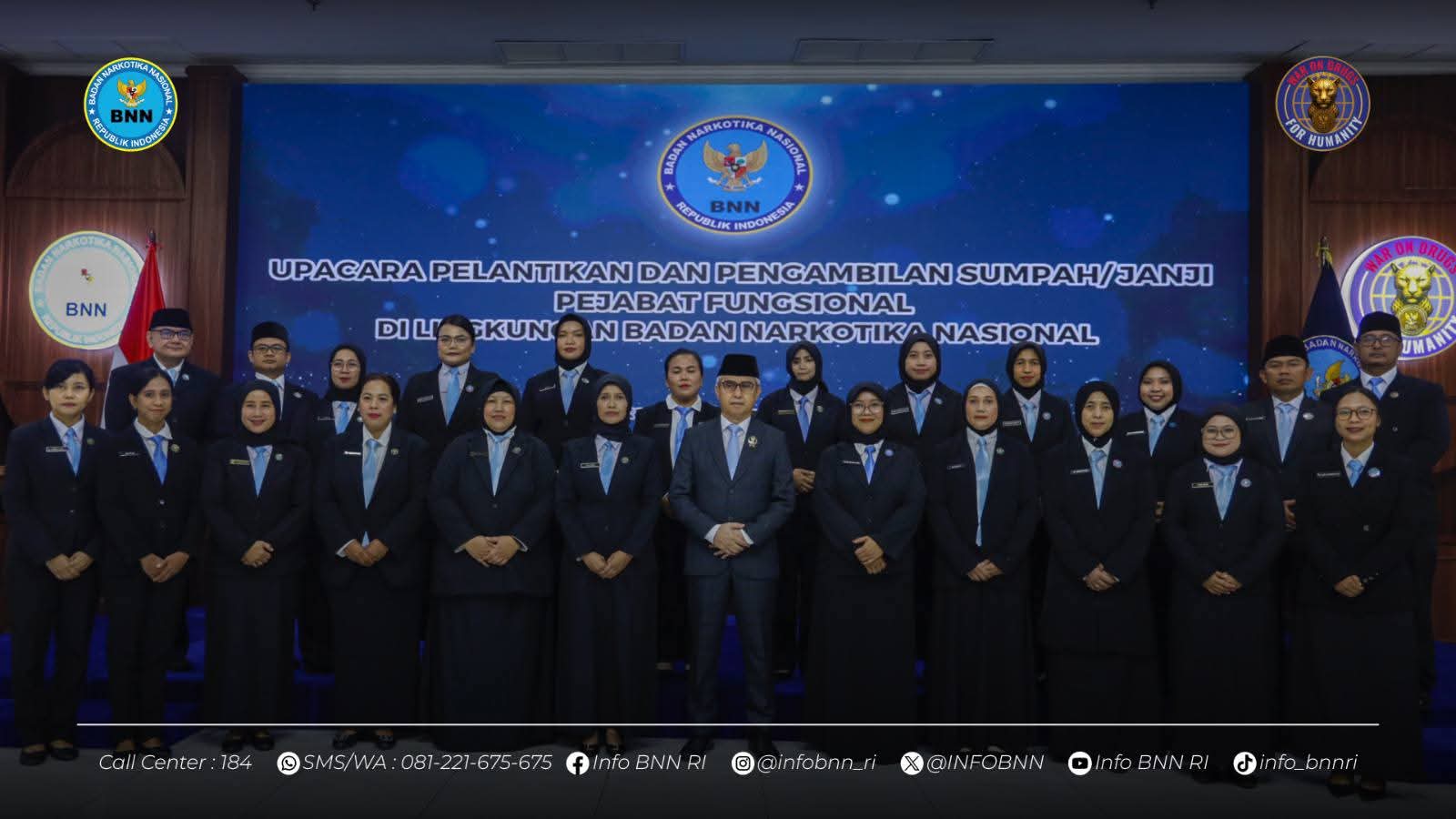 LANTIK 31 PEJABAT FUNGSIONAL, BNN DORONG KINERJA BERDAMPAK NYATA