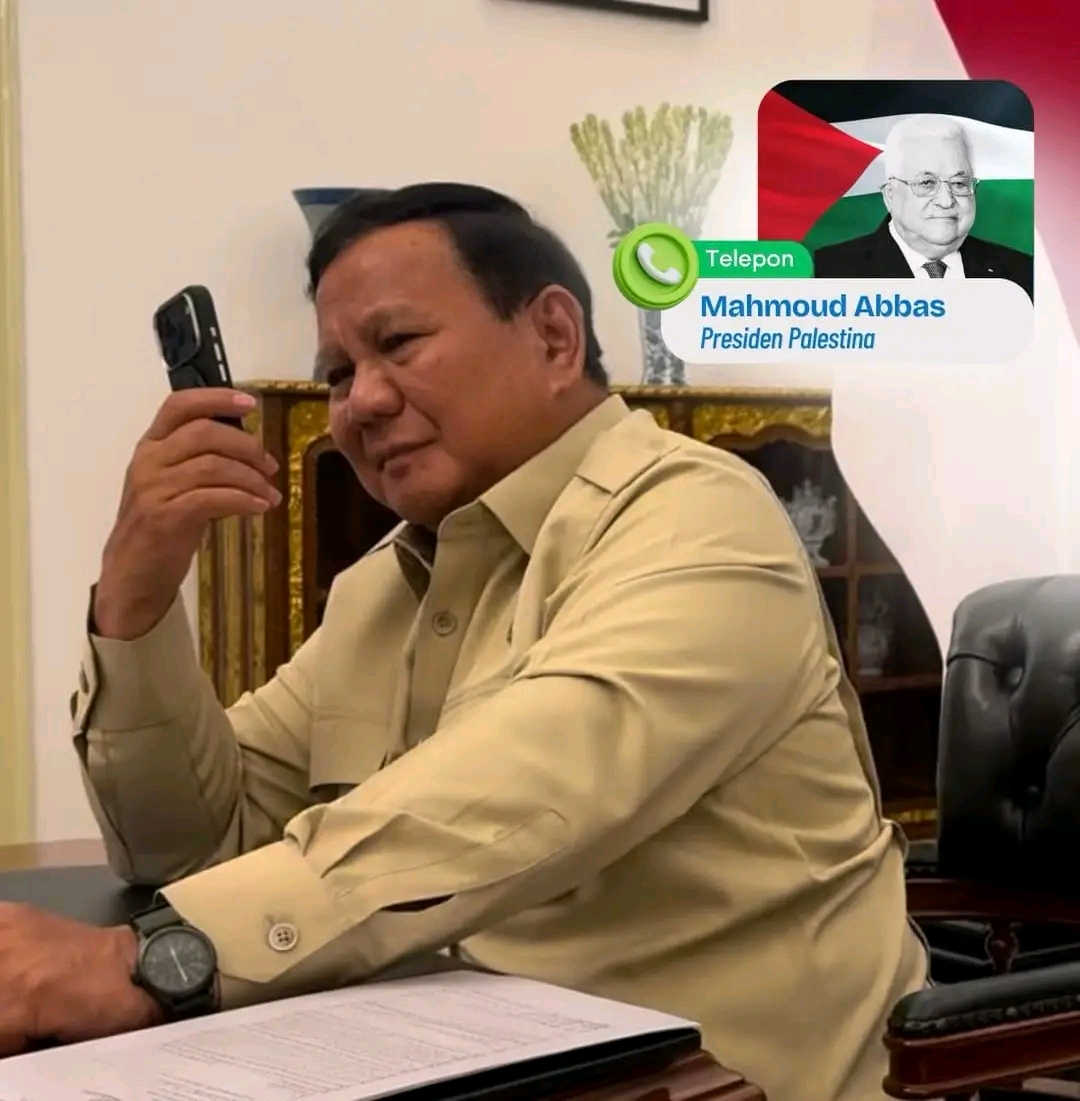 Presiden Prabowo Terima Telepon Mahmoud Abbas, Tegaskan Dukungan Tanpa Henti untuk Palestina