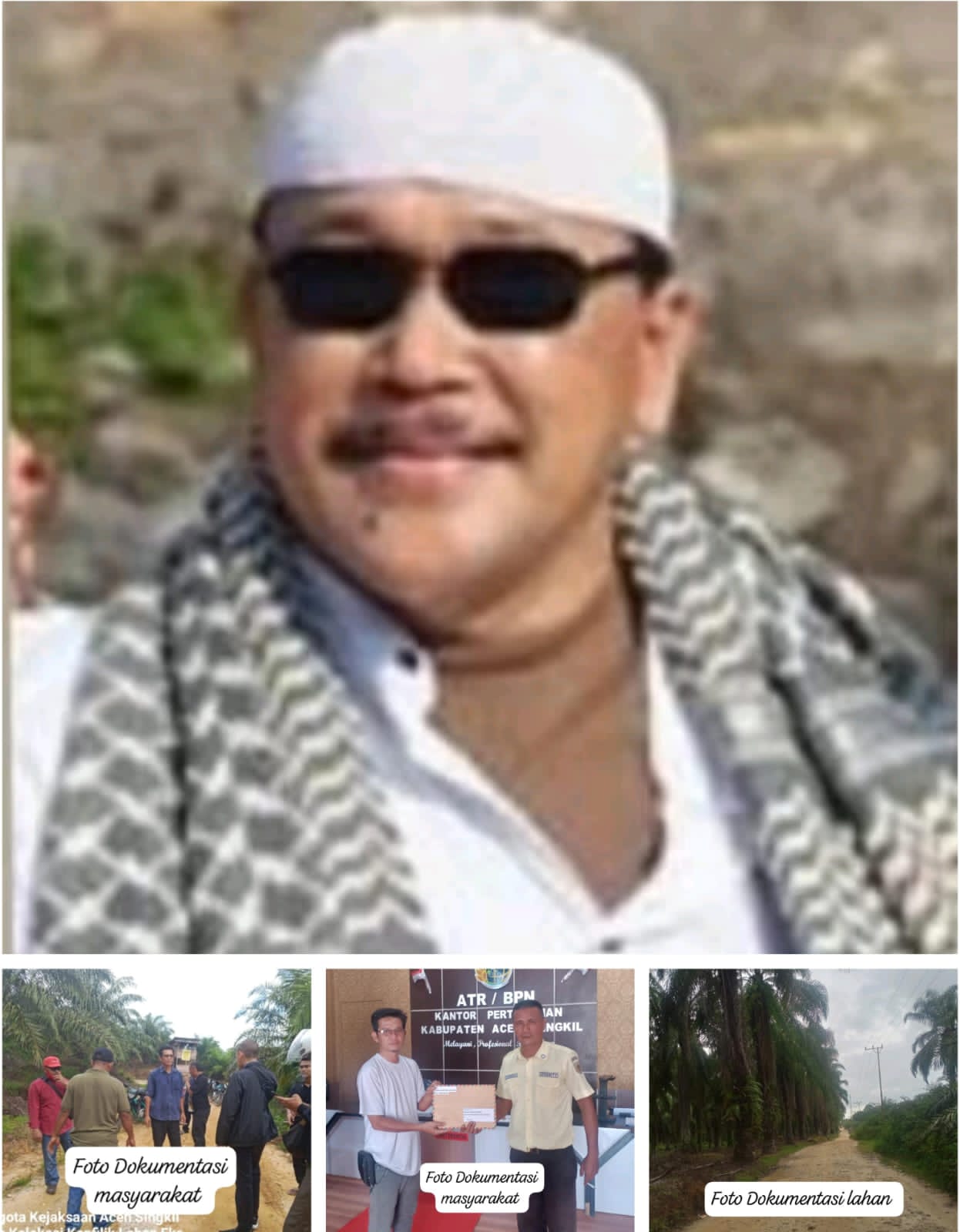 Prof.Dr.Sutan Nasomal SH.MH Minta Presiden RI: Bantu Tuntaskan Konflik Lahan Eks Transmigrasi Dangan PT Nafasindo Di Aceh Singkil.