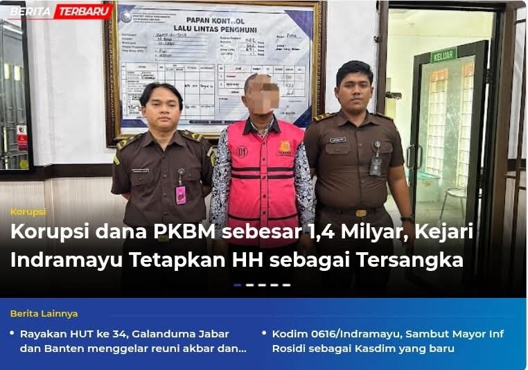 Kejari Indramayu Tetapkan Tersangka HH ASN Disdik Korupsi PKBM 1,4 M