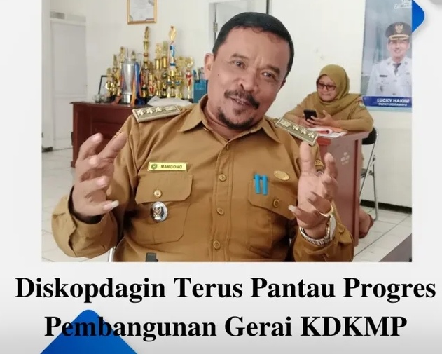 Diskopdagin Indramayu Terus Lakukan Monitoring Proses Pembangunan Gerai KDKMP