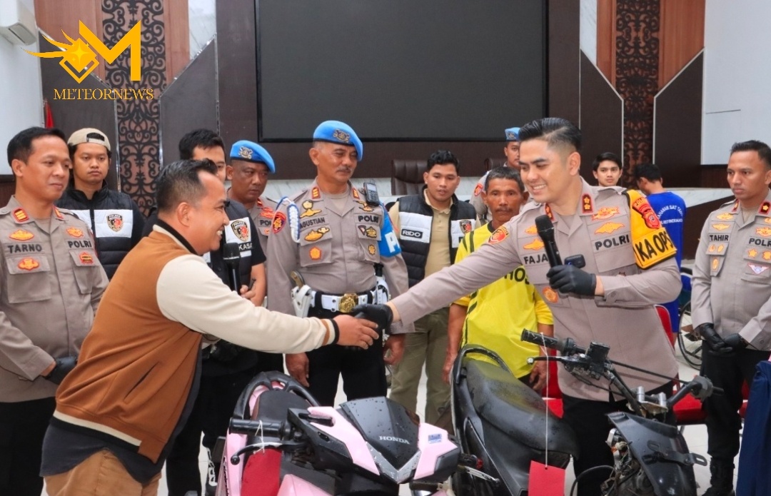 Kerja Nyata Polres Indramayu, Temukan Motor Hasil Curian