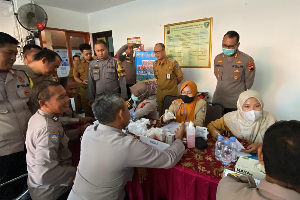 Dukung Eliminasi TBC, Polres Tegal Kota Libatkan Bhabinkamtibmas dalam Tracing Kasus