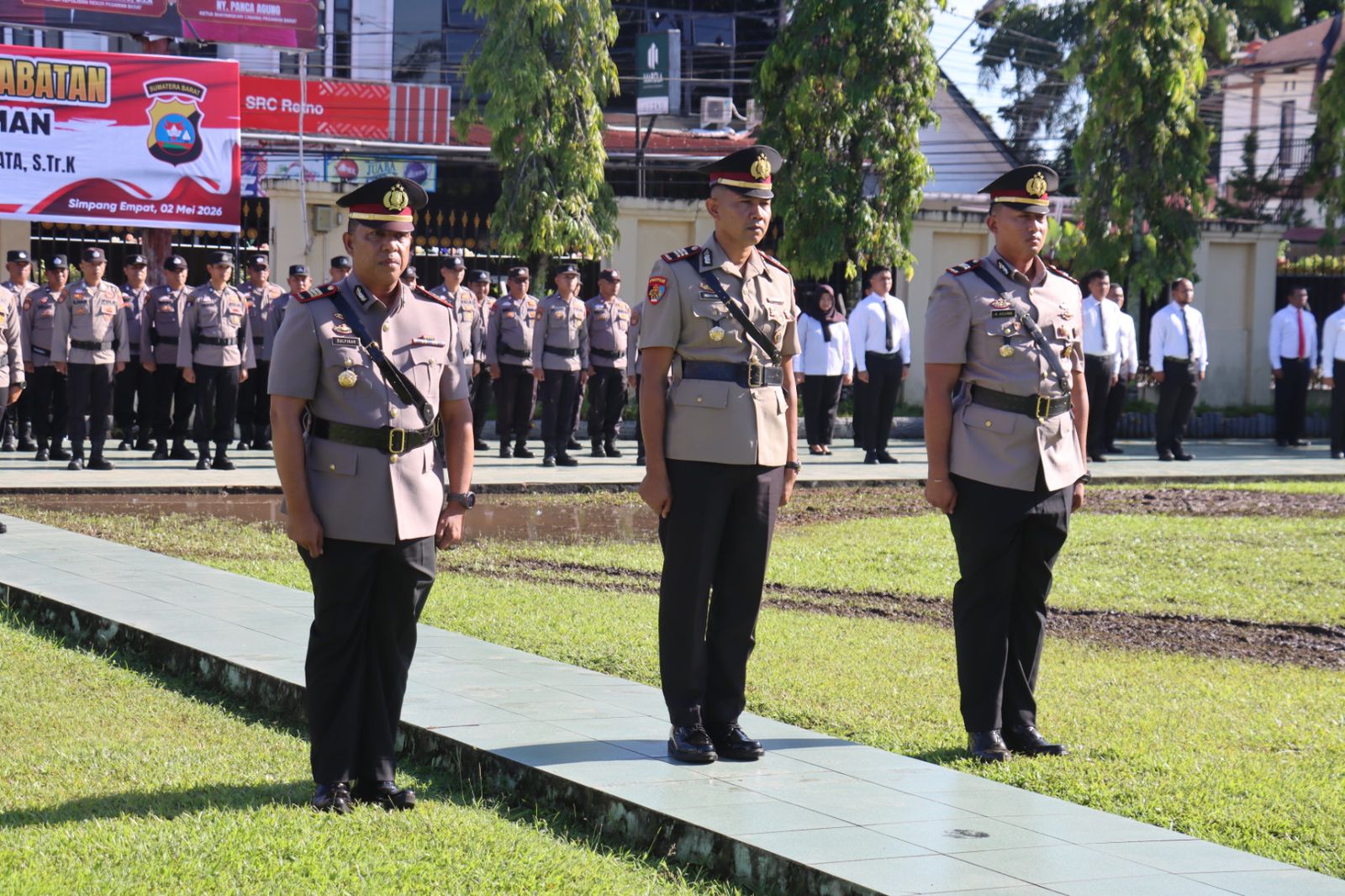 Kapolres Pasaman Barat Pimpin Upacara Pelantikan Dan Sertijab Kapolsek Pasaman