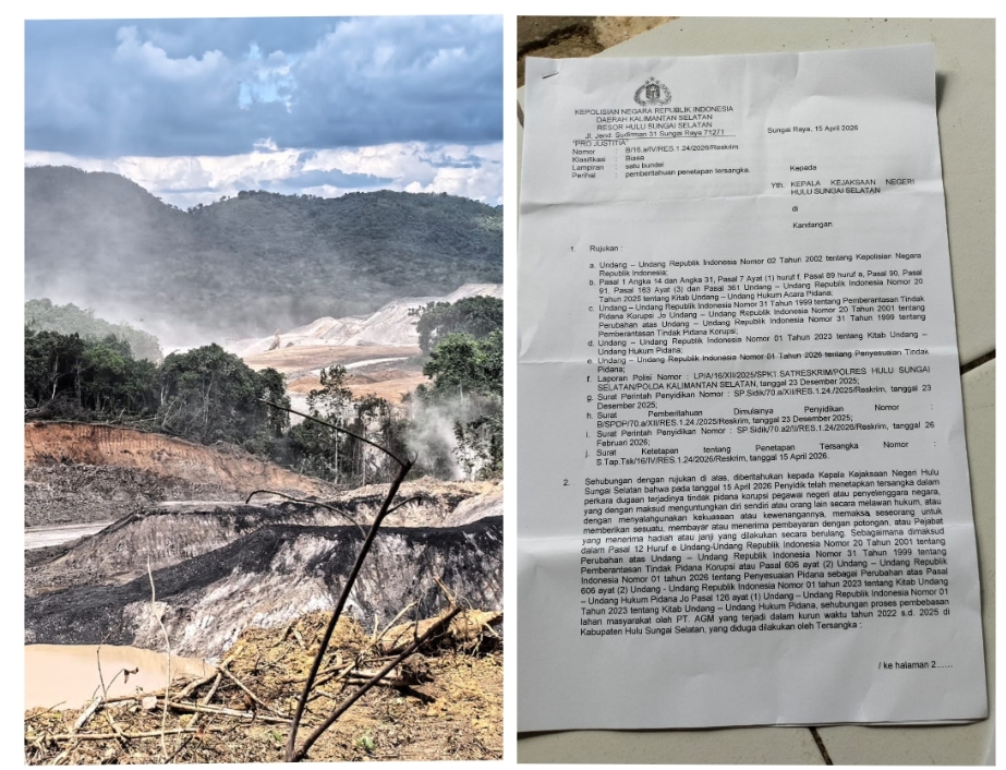 Jeritan 233 KK di Hulu Sungai Selatan: Lahan Diserobot, Kebun Karet Dirusak PT AGM