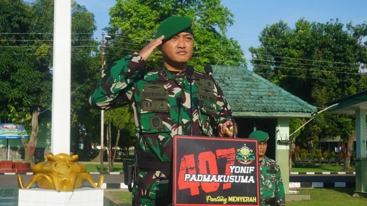 Ikrarkan Janji Setia, Prajurit Yonif 407/PK Siap Mengabdi di Perbatasan RI-PNG