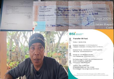 Aroma Praktik Lancung di Candikuning II: Warga Buka-Bukaan Bukti Transfer, Desak APH Audit Kekayaan Oknum Kawil
