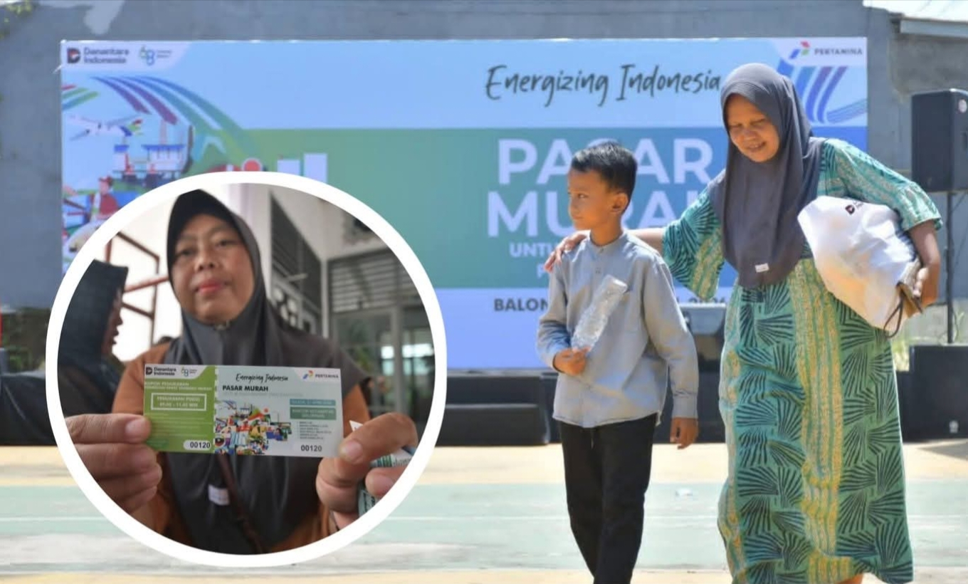 Pertamina Bikin Warga Balongan Sumringah​, Sembako Rp30 Rubu