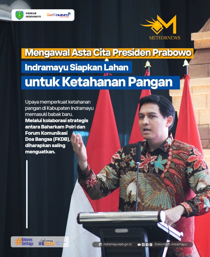 Indramayu Siapkan Lahan untuk Ketahanan Pangan Kawal Asta Cita Presiden Prabowo
