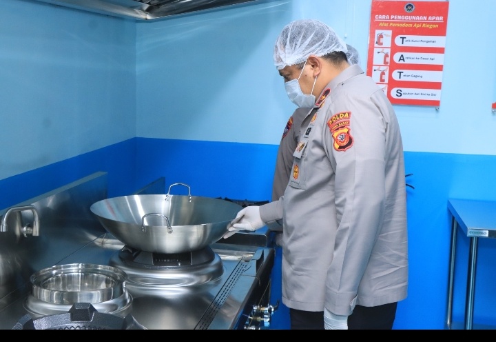 Wakapolda Jabar Tinjau Fasilitas SPPG Polres Indramayu