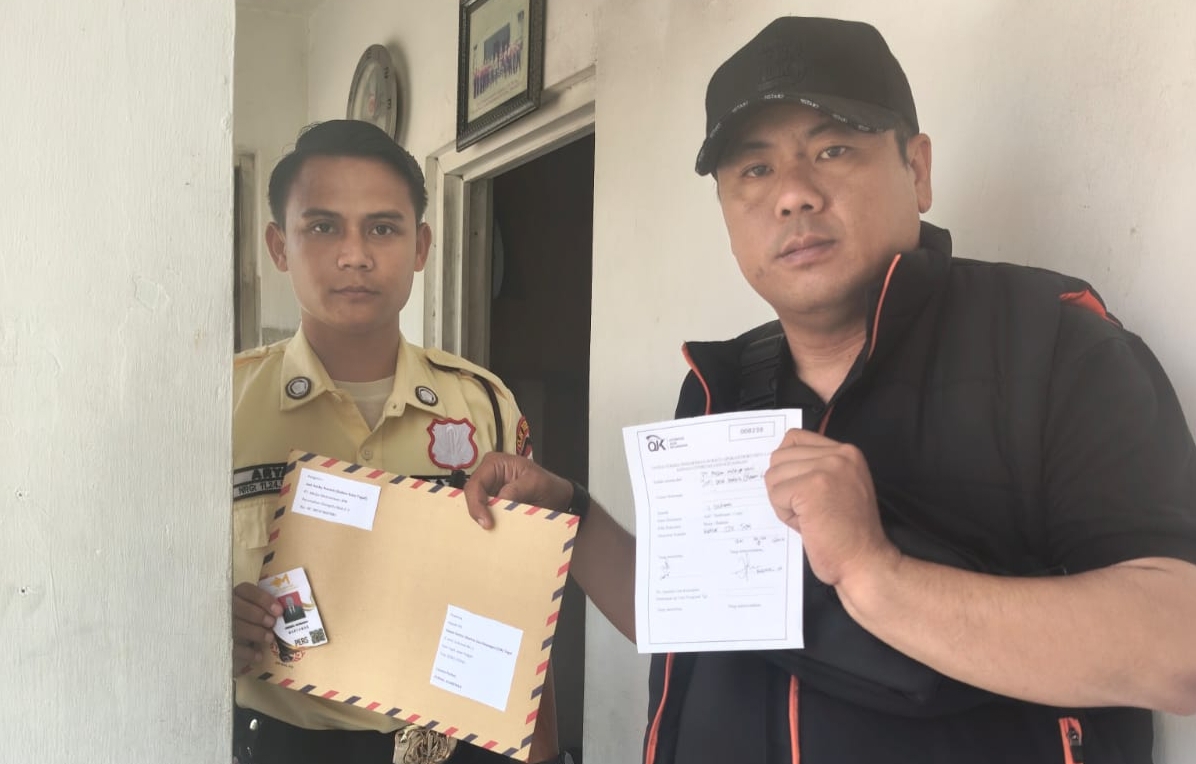 Penahanan BPKB Debitur PT BAF, Redaksi Meteornews Resmi Layangkan Surat ke OJK Tegal