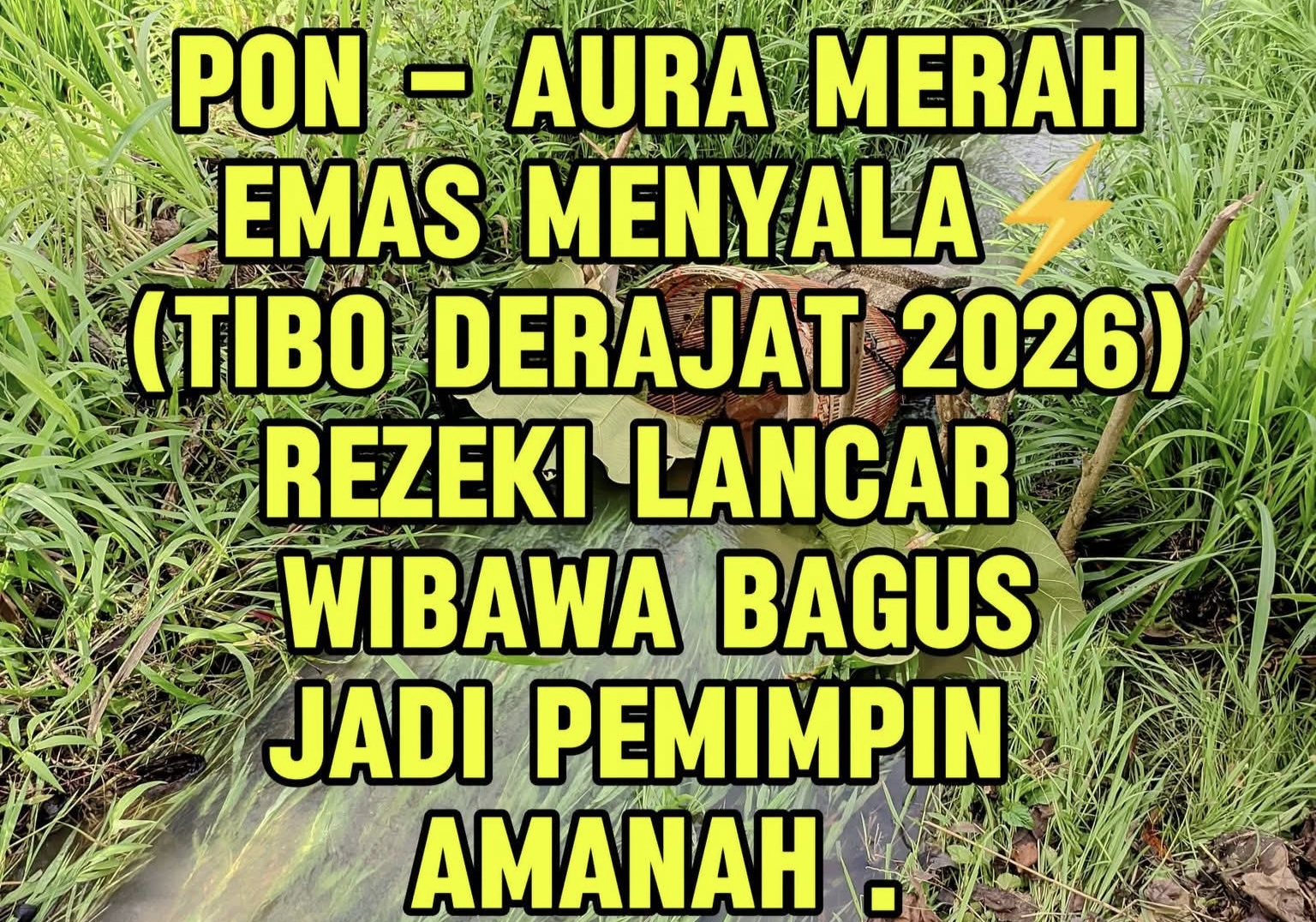 Weton PON – Aura Merah Emas Menyala