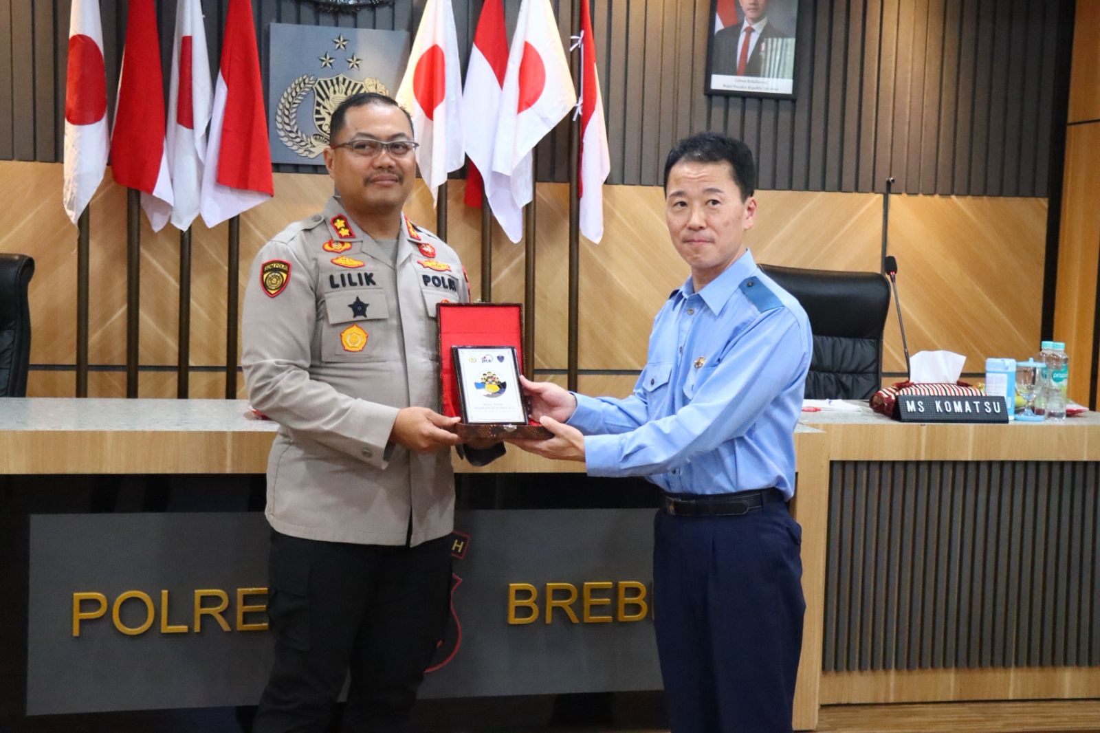 Perkuat Kerjasama Internasional, Polres Brebes Terima Kunjungan Delegasi JICA