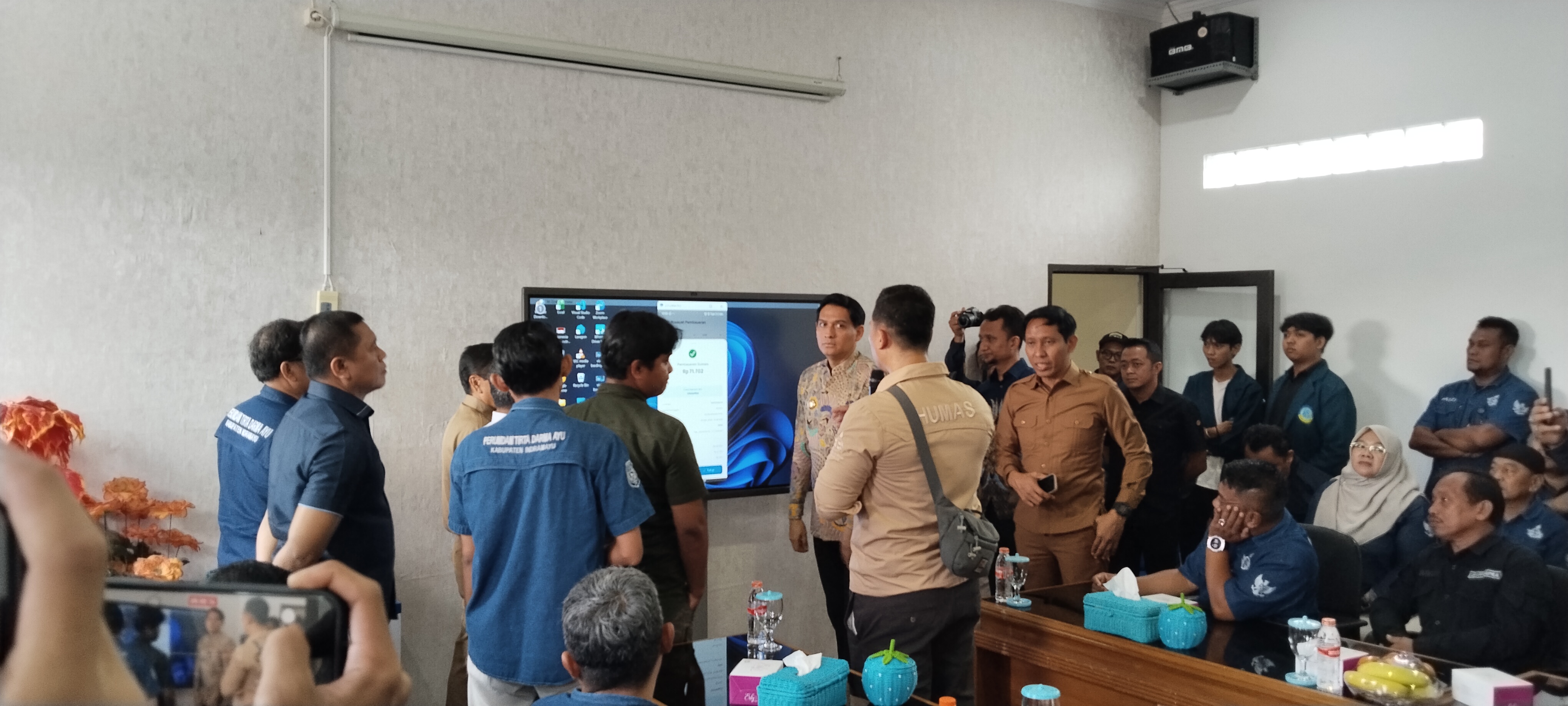 PDAM INDRAMAYU LAUNCHING BANYU DIGITAL, DIHADIRI BUPATI LUCKY HAKIM