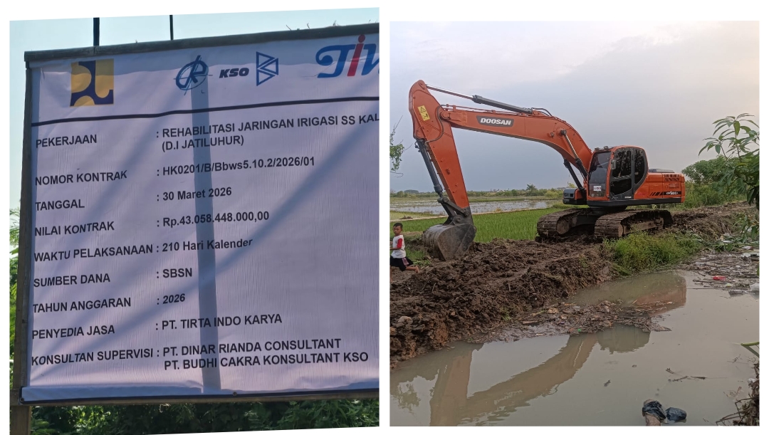Diduga Gunakan Solar Ilegal, Polres Metro Bekasi Hentikan Proyek Irigasi SS Kalibutek Senilai Rp43 Miliar