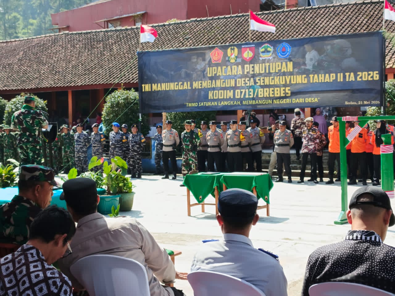 Jalan Baru Bikin Warga Sridadi Sumringah, TMMD Sengkuyung Kodim 0713/Brebes Tuntas 100 Persen
