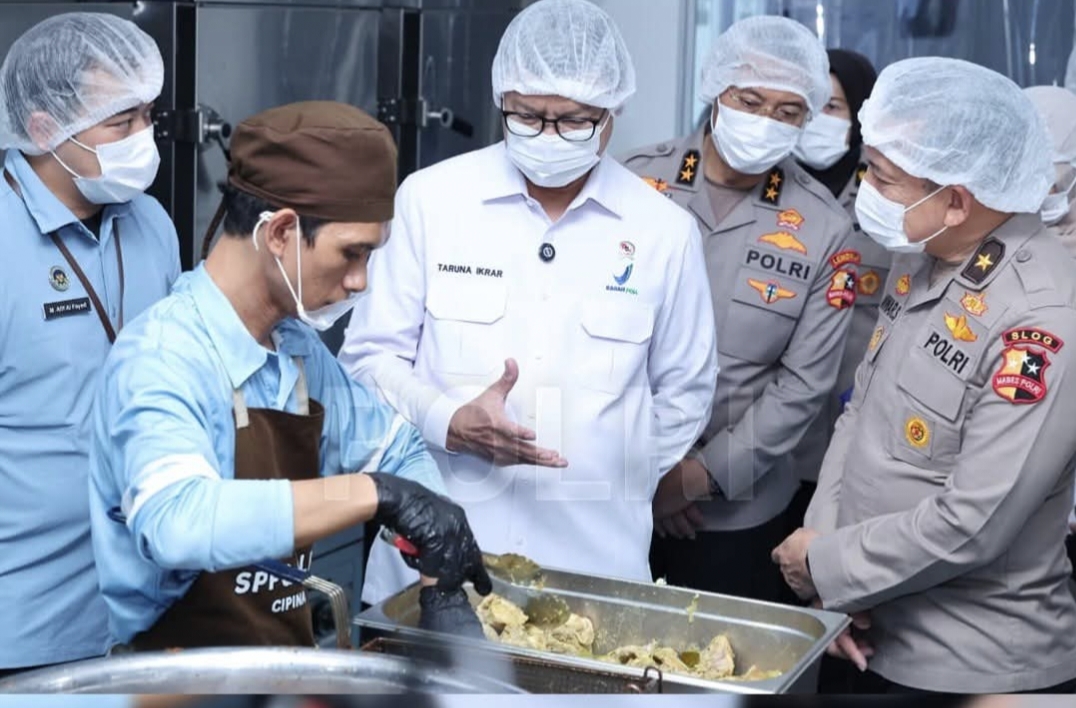 BPOM RI Apresiasi, SPPG Polri Komitmen Siapkan Generasi Sehat Menuju Indonesia Emas 2045.