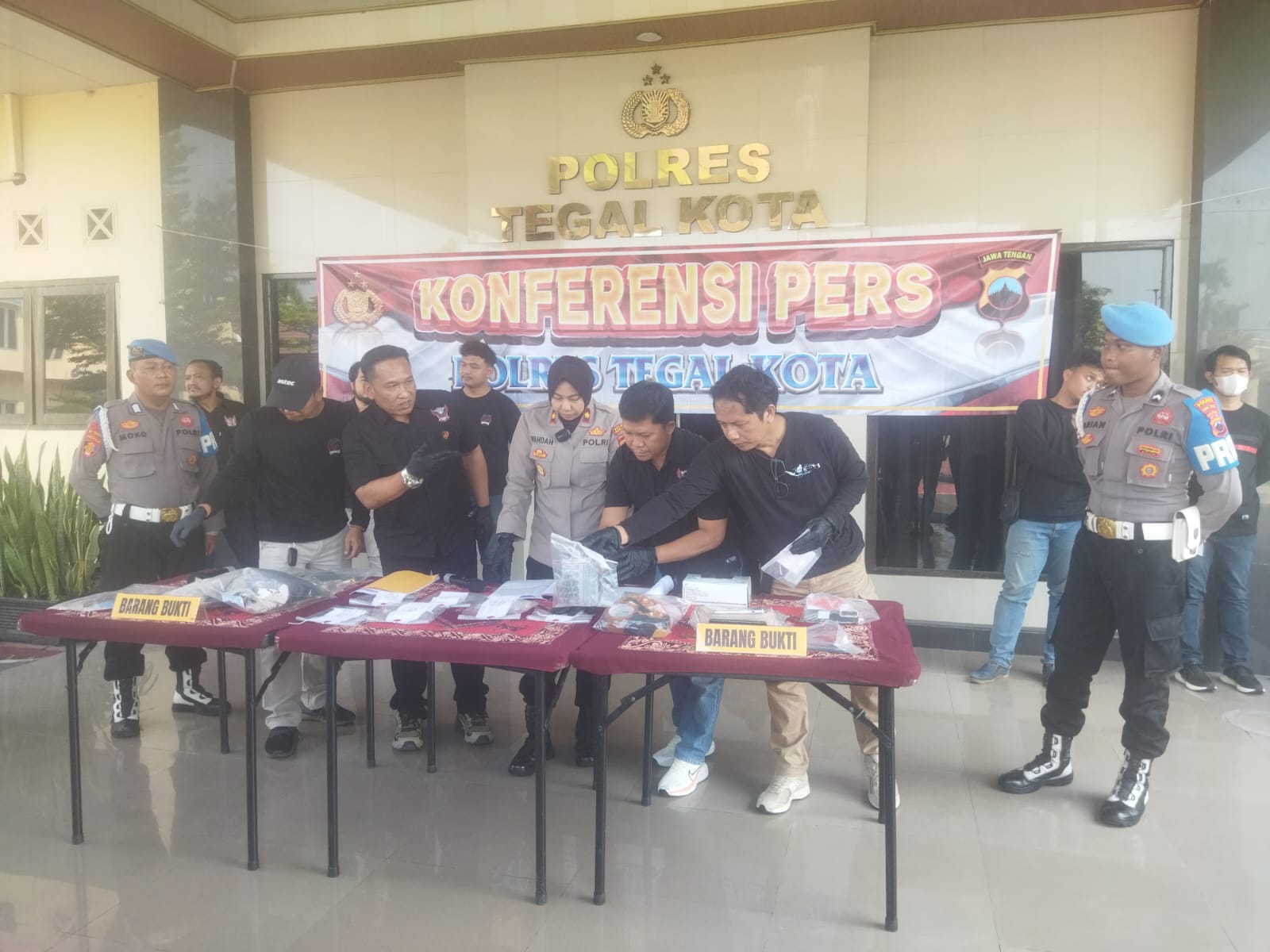 Satresnarkoba Polresta Tegal Ungkap 45 Kasus Narkoba, Puluhan Tersangka Diringkus