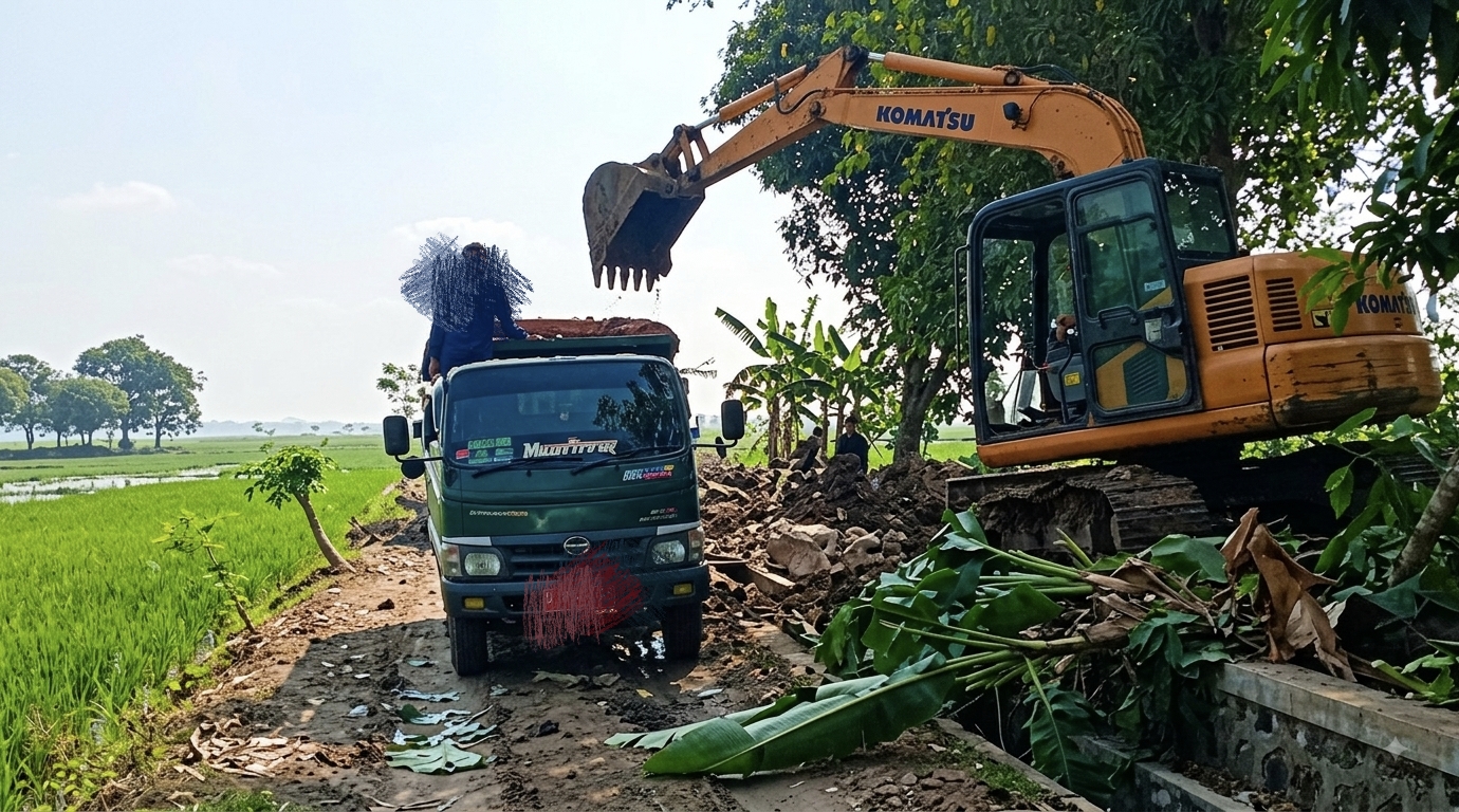 Polemik Tambang Galian C ilegal & Penyewaan Alat Berat Workshop PUPR Indramayu