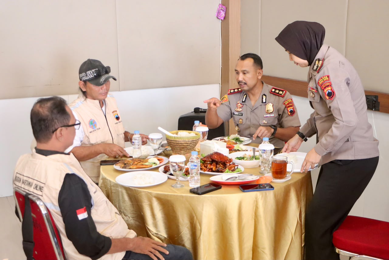 Kolaborasi, Kapolres Tegal Kota Apresiasi Peran IWO dalam Menjaga Kondusivitas Wilayah