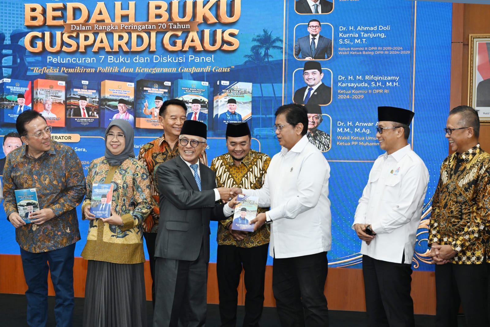 Launching 7 Buku Guspardi Gaus, Viva Yoga Ajak Politisi PAN Tauladani Guspardi